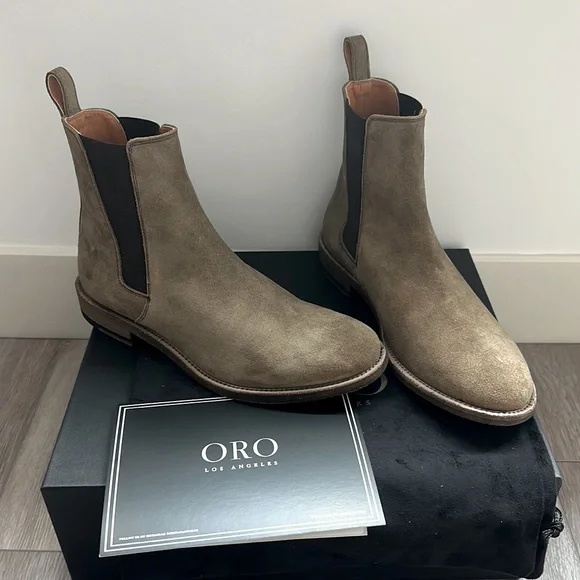 Oro Alpaca Chelsea Boots ORO LOS ANGELES THE ALPACA GRANADA CHELSEA BOOTS SIZE 11 | eBay main image 4